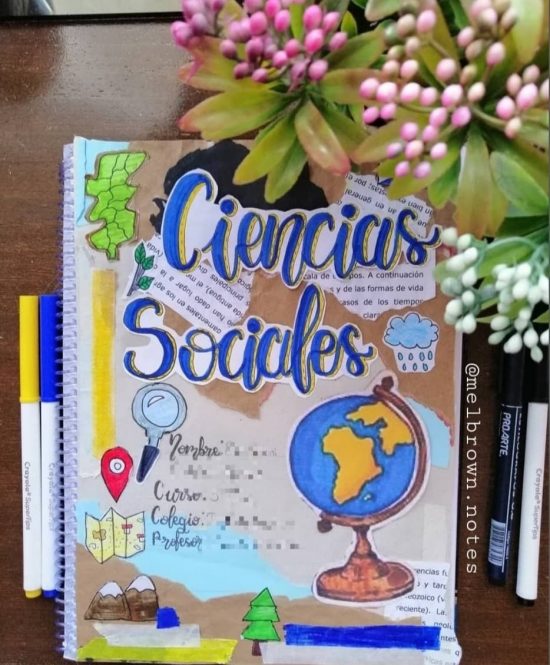 Portadas nuevas fáciles y creativas para Ciencias Sociales