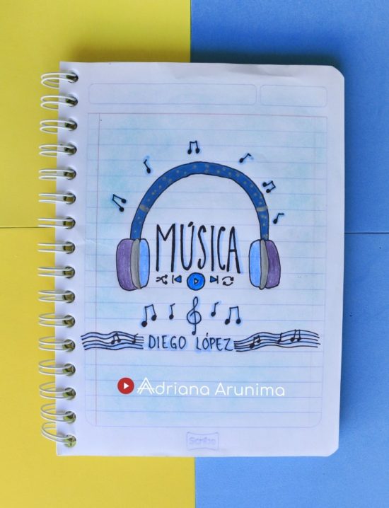 Nuevas Portadas de Música muy creativas fáciles con dibujos y carátulas