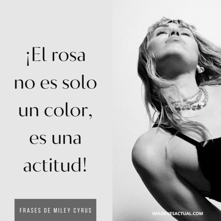 Frases Y Reflexiones De Canciones De Miley Cyrus