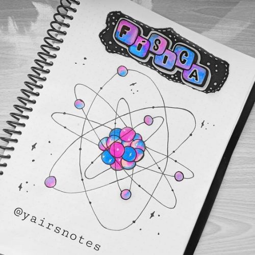 Nuevas portadas para Física con bonitos dibujos fáciles