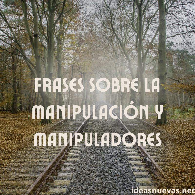 Nuevas frases sobre la manipulación y manipuladores